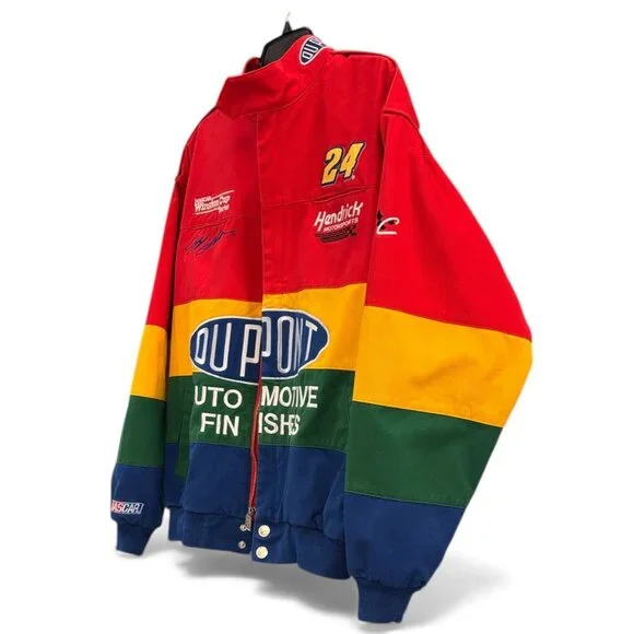 Vintage Jeff Gordon 24 Dupont Multi-Color Chase Authentics NASCAR Jacket M” - Picture 3 of 15